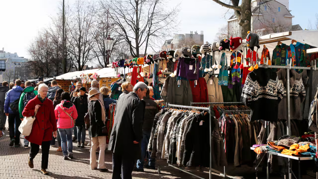 Waterlooplein flea market Amsterdam roba vintage